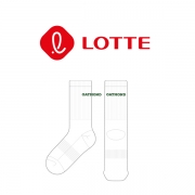 롯데칠성음료_오트몬드(OATMONG)의 남, 녀 공용 스포츠 장목양말 제작사례