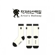 작가의산책길의 패션 자수 장목양말 제작사례