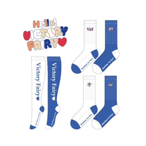 몽블랑드파리(Montblanc do Paris)의 남, 녀 공용 패션 자수 장목양말과 패션 여성 니삭스 제작사례