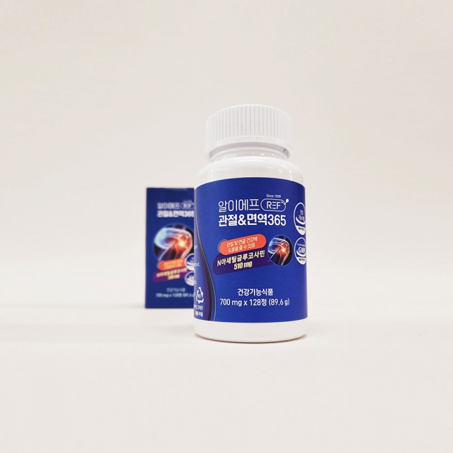 알이에프 관절&면역365 효소와 기능성을 융합한 면역과 관절 건강 복합제제 / 700mg*128정 1박스