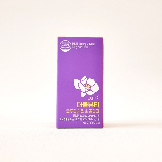 더블뷰티 글루타치온 & 콜라겐 / 800mg*120정 96g 1박스