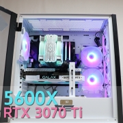 21/07/13 견적★문의요망★ 고사양 배그컴퓨터, 영상편집 컴퓨터 5600X, RTX 3070 Ti 화이트컴퓨터