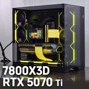 게이밍 컴퓨터 - 라이젠7 7800X3D, RTX 5070 Ti