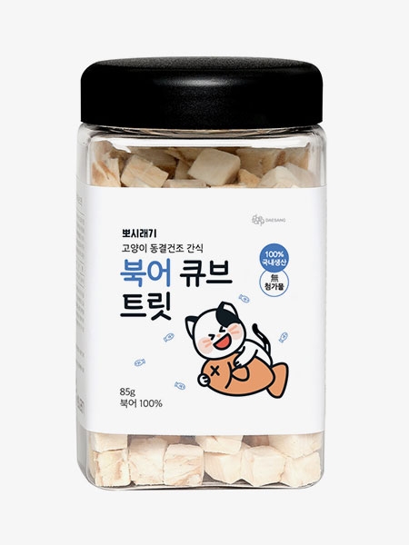 뽀시래기 고양이 동결건조 북어 트릿 85g