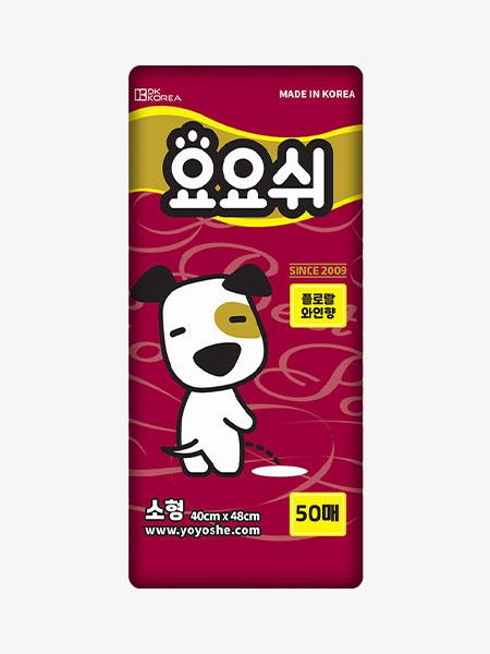 요요쉬 배변패드 플로랄와인 소형 50매