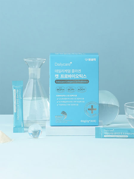 (20%할인) 펫생각 데일리케얼 콜라겐 캣 프로바이오틱스 고양이 유산균 60g