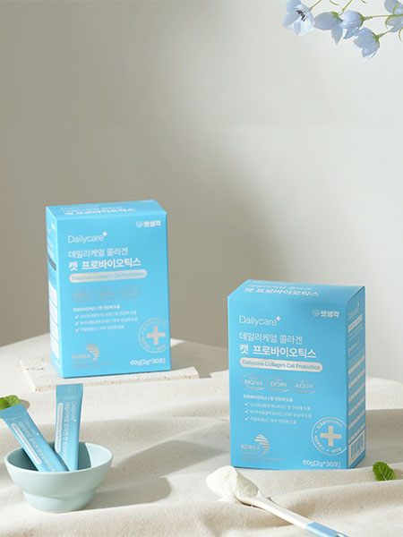 (20%할인) 펫생각 데일리케얼 콜라겐 캣 프로바이오틱스 고양이 유산균 60g
