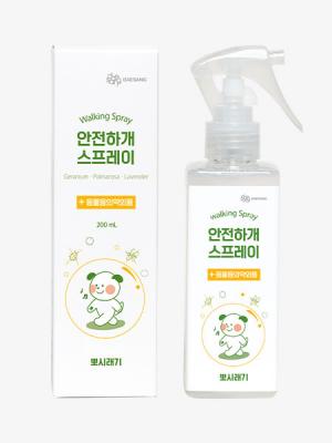 (2개세트) 뽀시래기 강아지 산책용 안전하개 스프레이 200ml