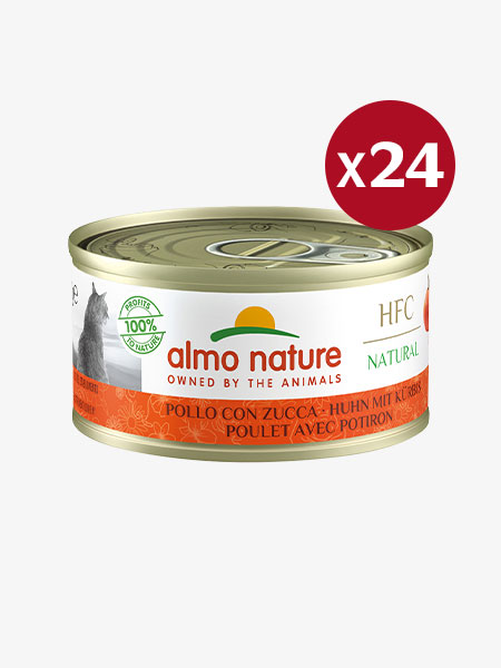 알모네이쳐 캣 닭고기&호박 캔 70g X 24개
