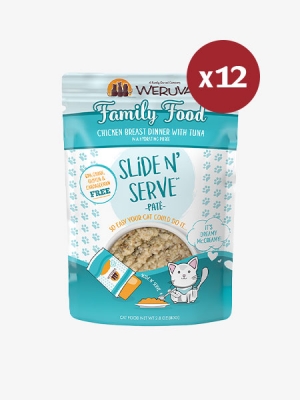 웨루바 클래식 파테 패밀리 푸드 파우치 80g X 12개