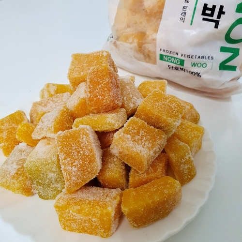 농우단호박, 냉동, 1kg 팩!