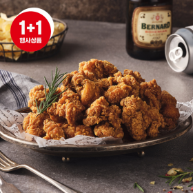 핫크리스피 순살치킨 600G/봉, 1+1 2봉 [무료배송],*