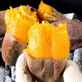 안면도 호박고구마 (로얄과:100-200g) 3KG 박스 무료배송,!