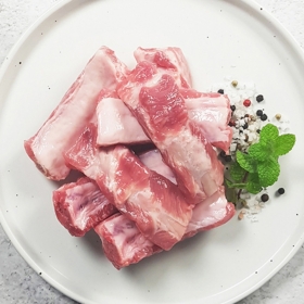 프리미엄 한돈등갈비(삼겹갈비),1kg/팩(진공포장),냉장, 1kg, 2kg 중 선택,!