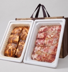 돼지 왕갈비선물세트(칠레산)양념육, 갈비10대,4.5kg,!