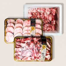 명품한우사골세트(꼬리,우족) 4kg, 선택,!