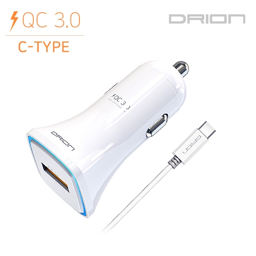 드리온 차량용충전기 USB1구 QC 3.0 (C-TYPE)