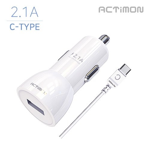 액티몬 차량용 충전기 USB1구 2.1A (C-TYPE)
