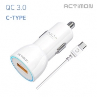 액티몬 차량용 QC 3.0 / 18W 고속 충전기 USB1구 (C-TYPE)