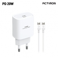 엑티몬 가정용 PD 20W 충전기 (C포트) (C to C) 신형