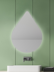 주문품) LED 물방울 비정형 조명 거울