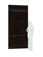 주문품)사하라 누아르 1200 x 2700 ( 이탈리아 유럽수입 빅슬랩 타일 / 유광 )