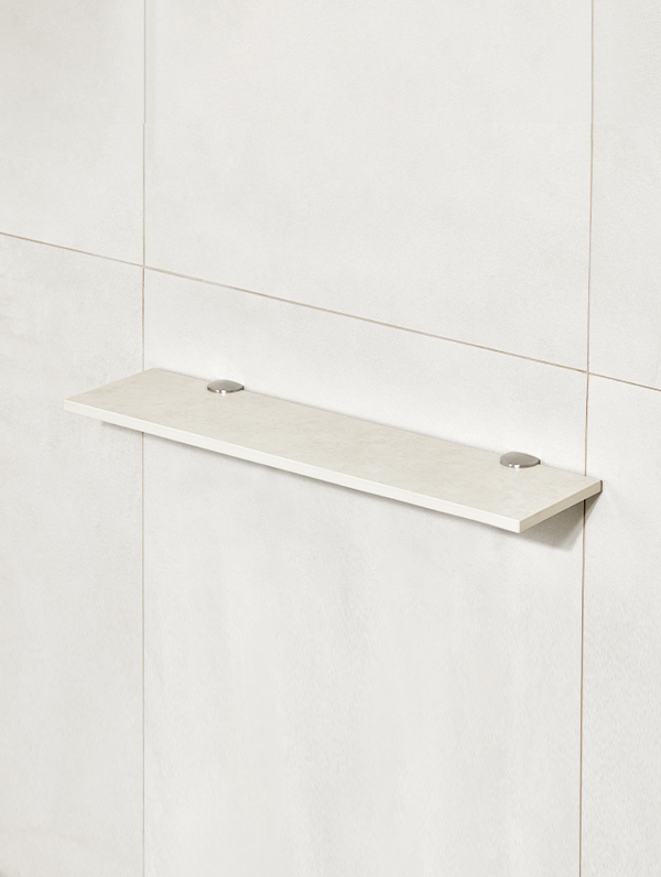 로마 화이트 일자선반 무광 포세린 타일