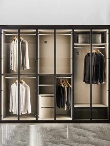 P08_브라운 흑니켈 붙박이장 드레스룸 (견적상담)