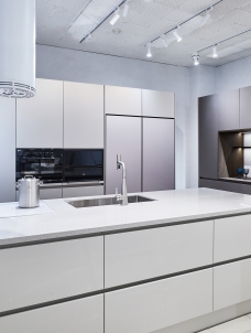 C07_라인 라이트 그레이 주방 패키지 (견적상담)