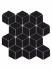 모자이크)CR-484808 블랙 매트(큐브) ( 자기질 벽 바닥 타일 /무광)