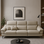 산토 가죽 소파 [4인]