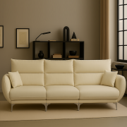 쏠라 가죽 소파 [4인]