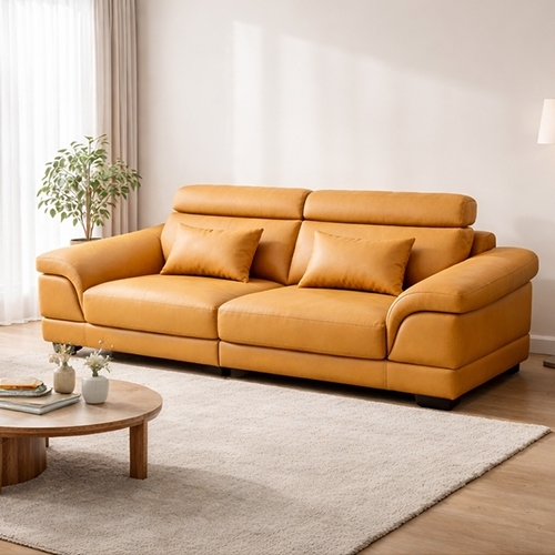 라리사 3인 가죽 소파