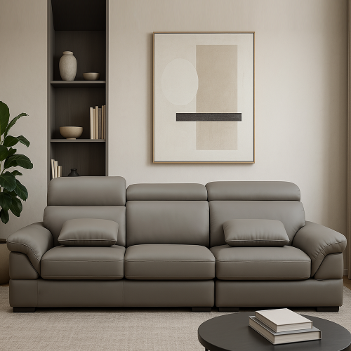 라리사 4인 가죽 소파