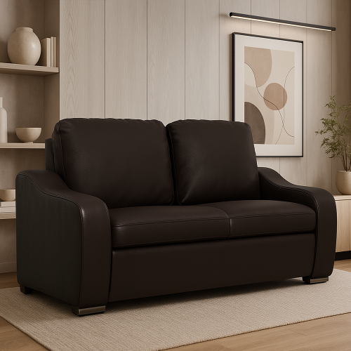 린도 3인 가죽 소파