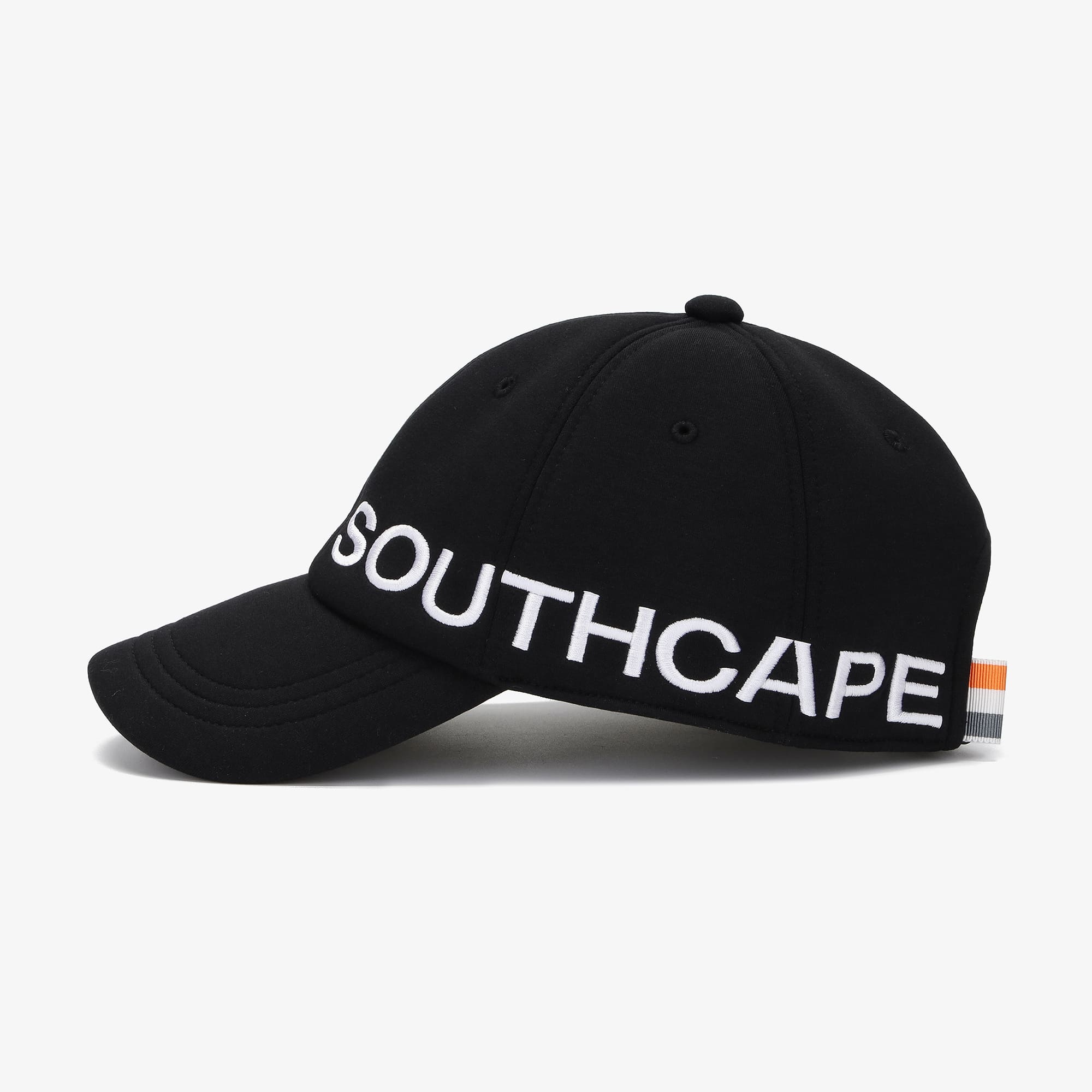 남성 사우스케이프 로고 자수 캡_블랙