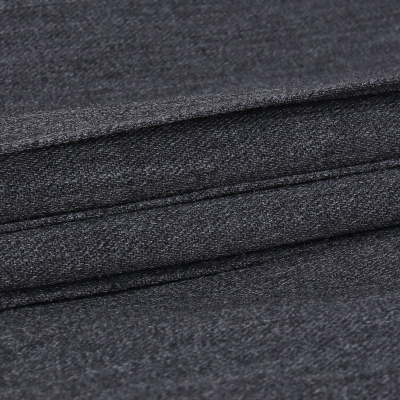 여성 언밸런스 플리츠 스커트_멜란지 그레이