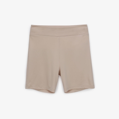 여성 밴딩 플리츠 스커트_라이트 베이지