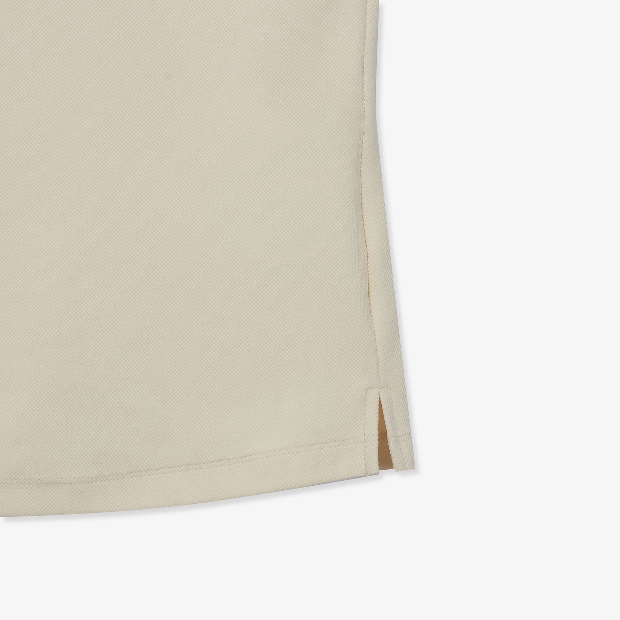 여성 프릴넥 포켓 반팔 티셔츠_라이트 옐로우