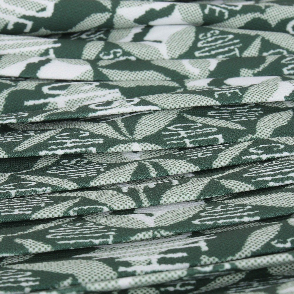 여성 볼란테 로고 패턴 플리츠 큐롯 팬츠_카키