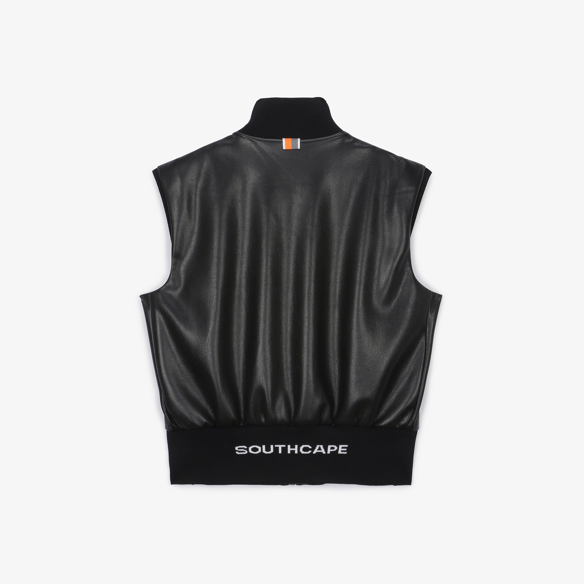 여성 아트로고 에코 레더 베스트_블랙