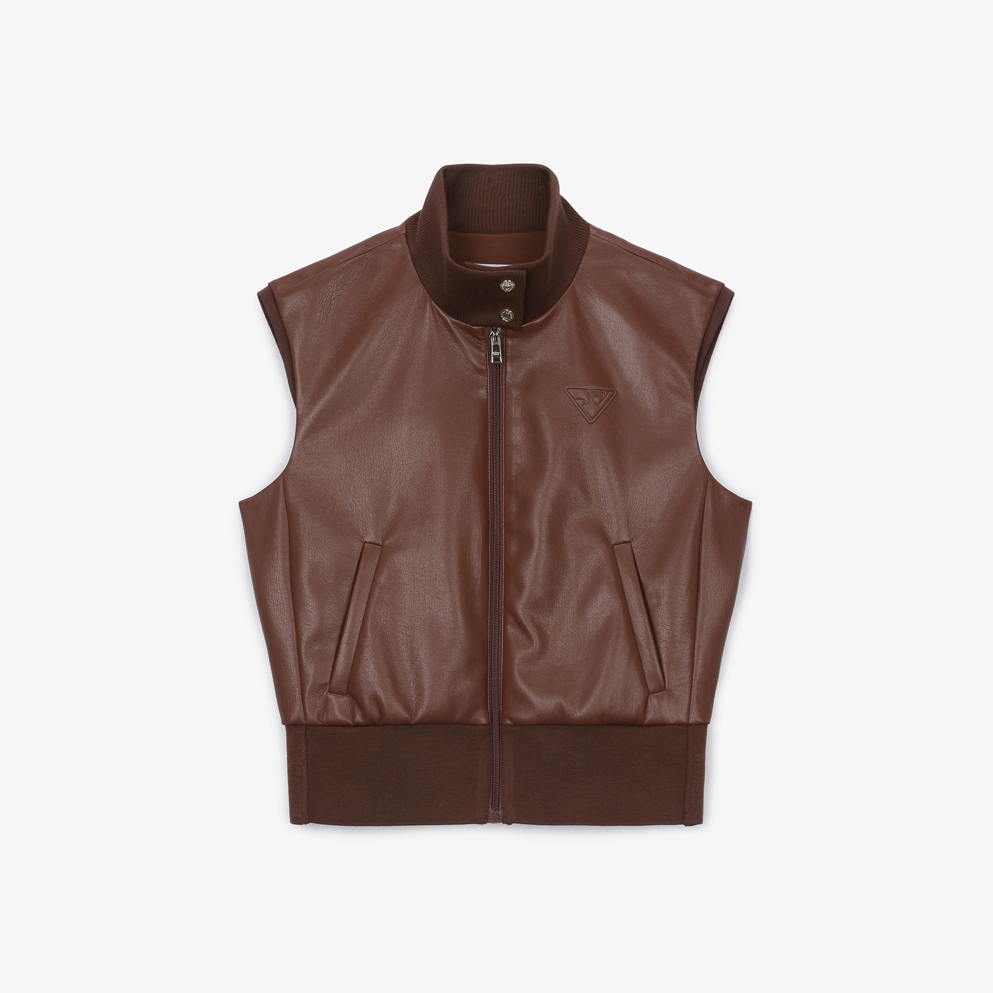 여성 아트로고 에코 레더 베스트_브라운