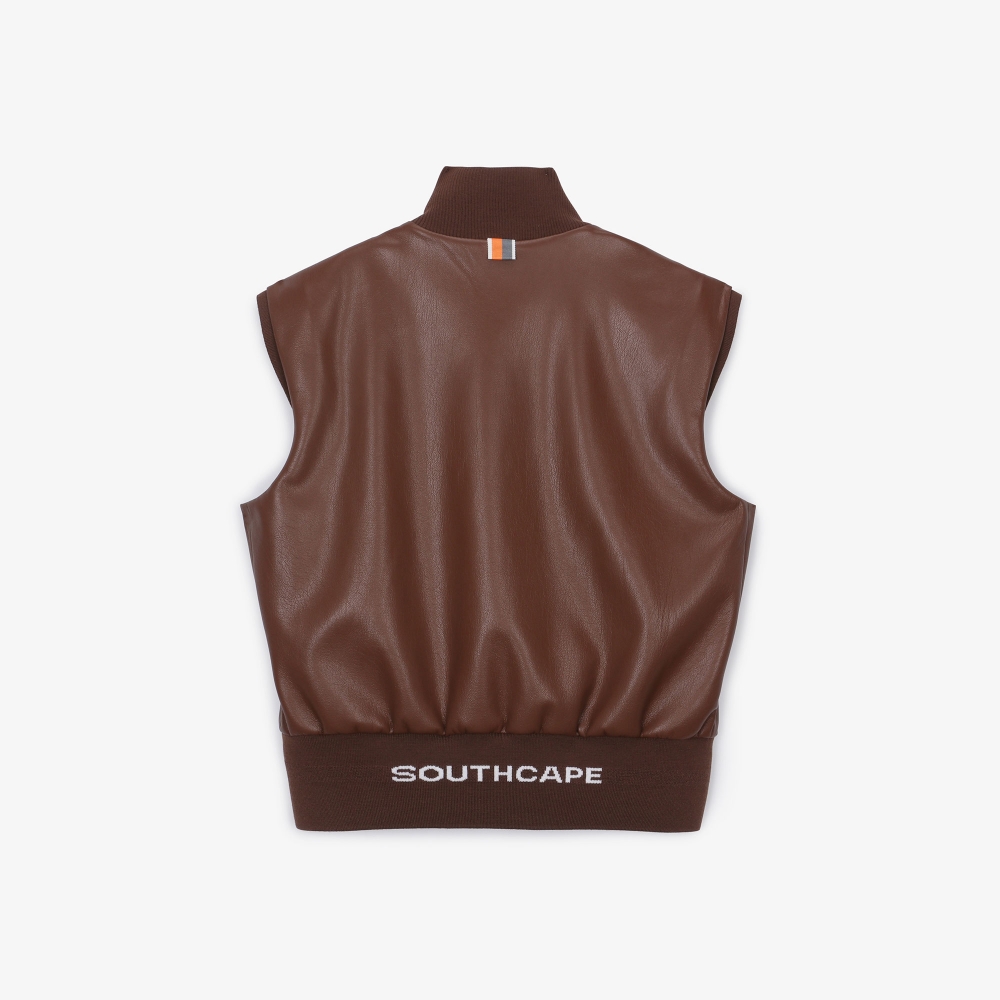 여성 아트로고 에코 레더 베스트_브라운