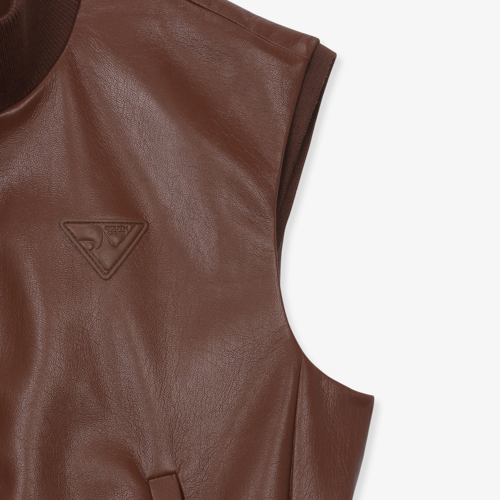 여성 아트로고 에코 레더 베스트_브라운