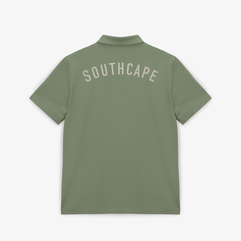 남성 16 로고 칼라 티셔츠_라이트 카키