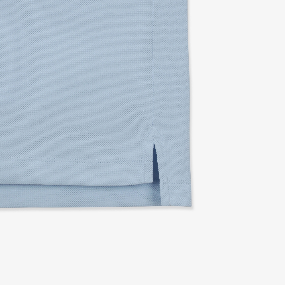 남성 SC 아트웍 와펜 배색 칼라 티셔츠_라이트 블루