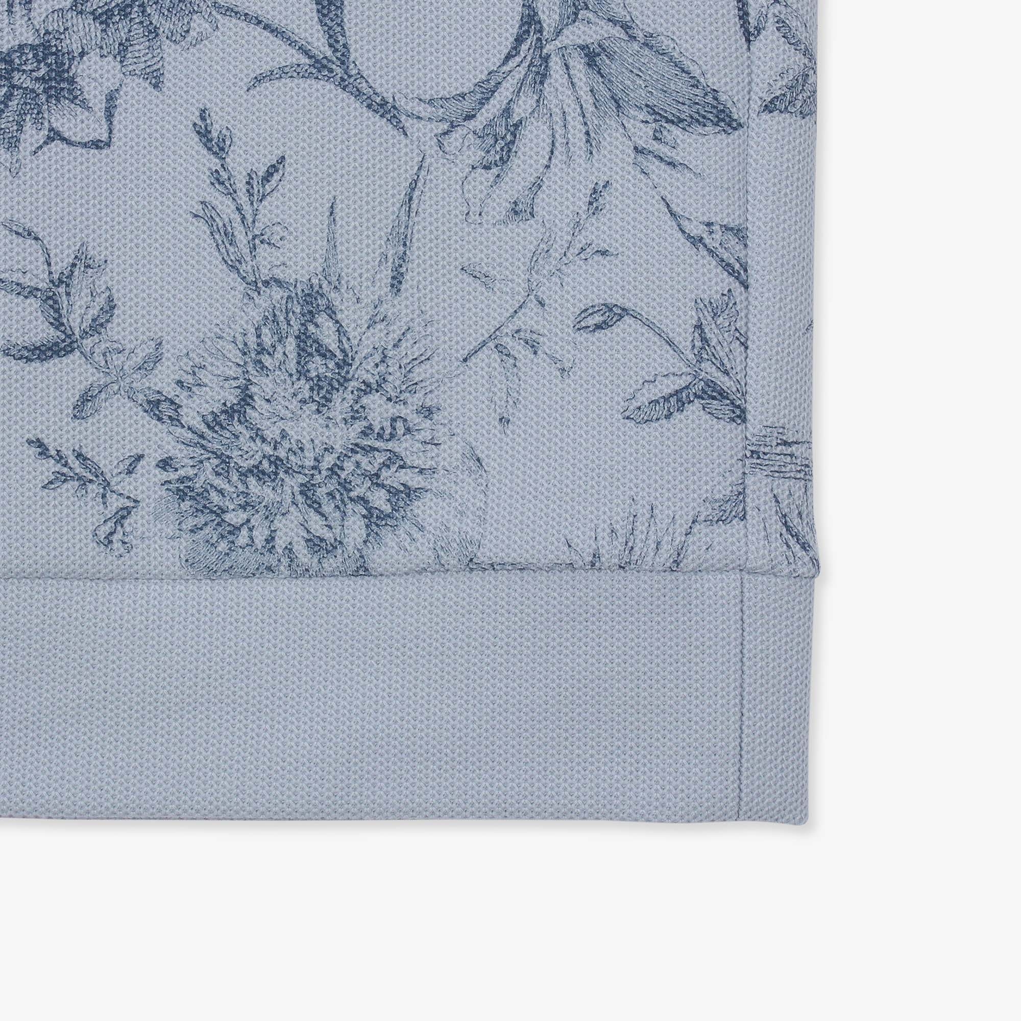 여성 네이처 프린트 반팔 티셔츠_라이트 블루