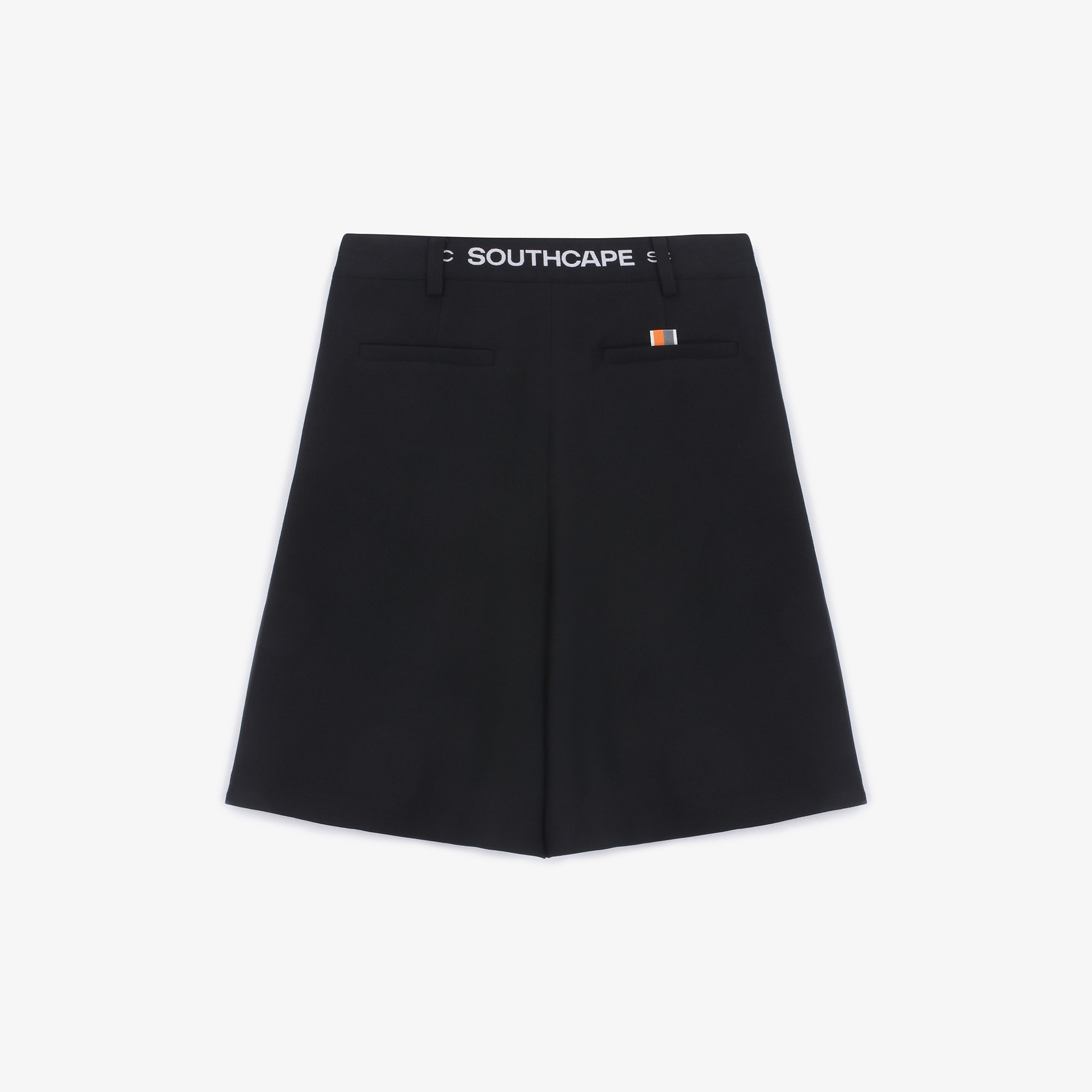 여성 긴기장 사이드 플리츠 팬츠_블랙