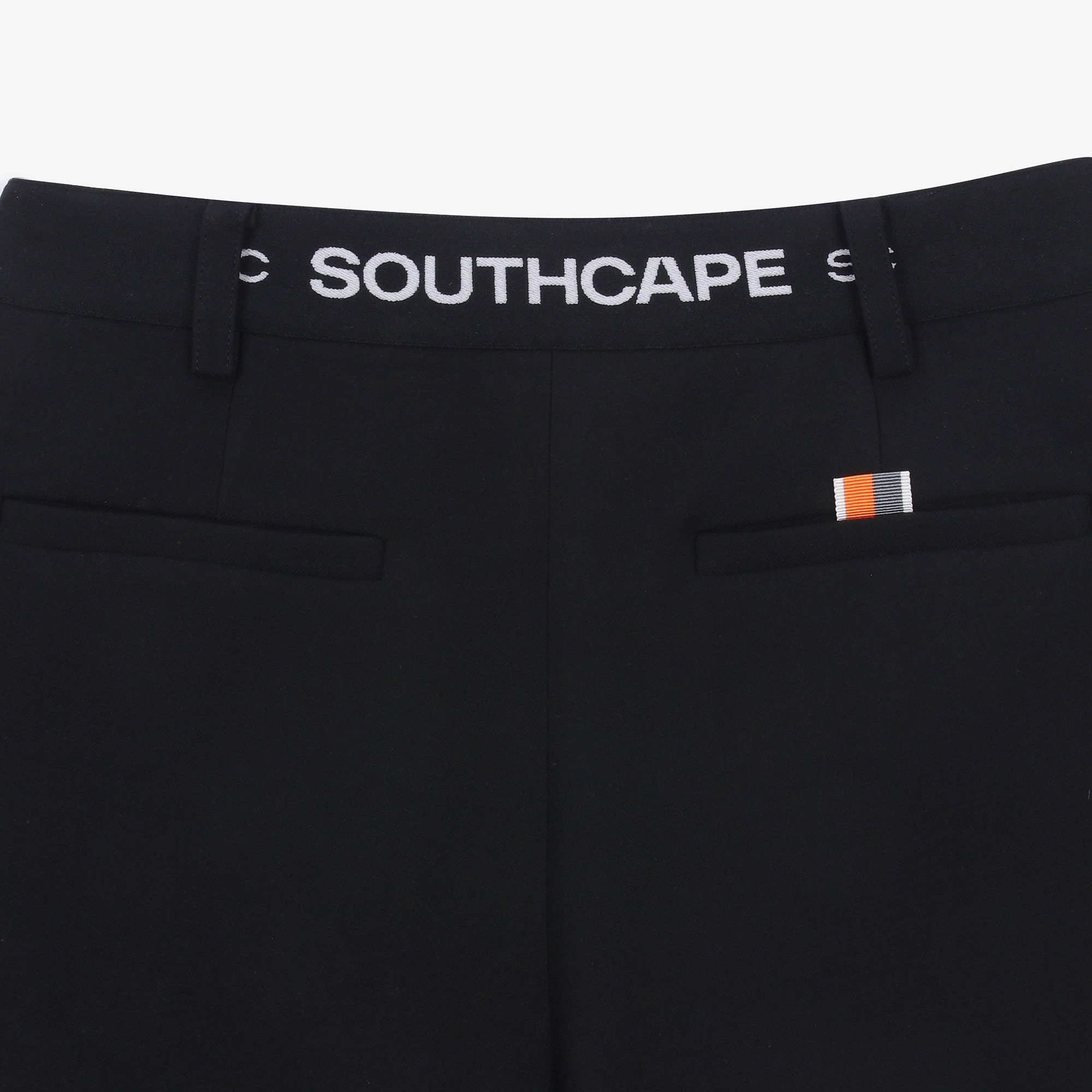 여성 긴기장 사이드 플리츠 팬츠_블랙