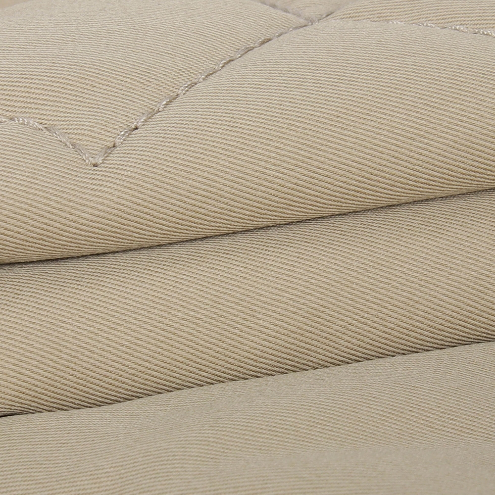 여성 볼란테 패턴 퀼팅 아노락_카키 베이지